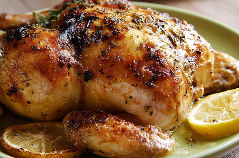 Recette Poulet Rôti aux Herbes de Provence