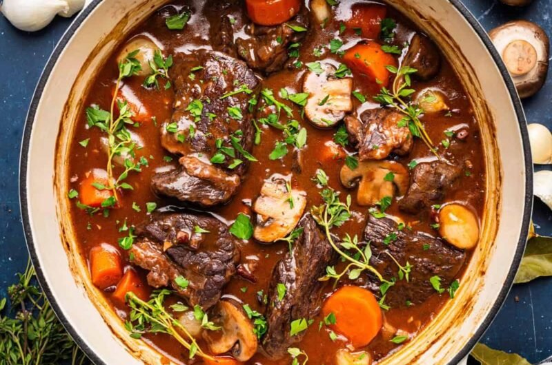 Recette Le Bœuf Bourguignon